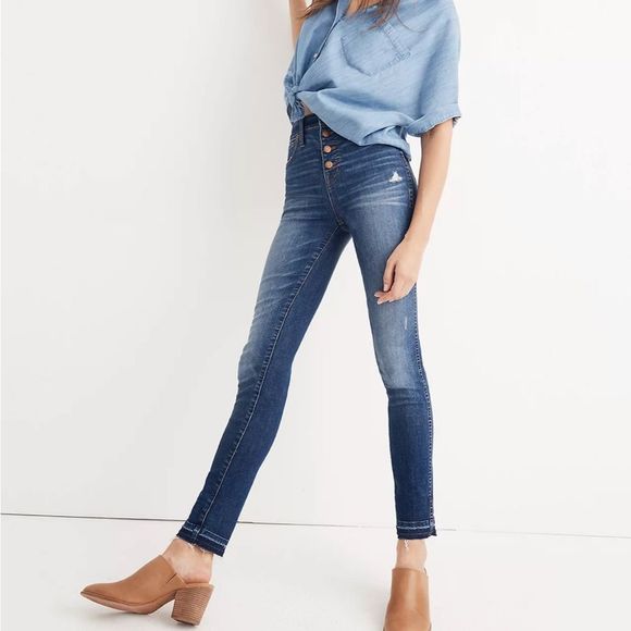 Madewell Denim - Madewell 10” High-Rise Skinny Jeans: Drop Hem Edition! ❤️